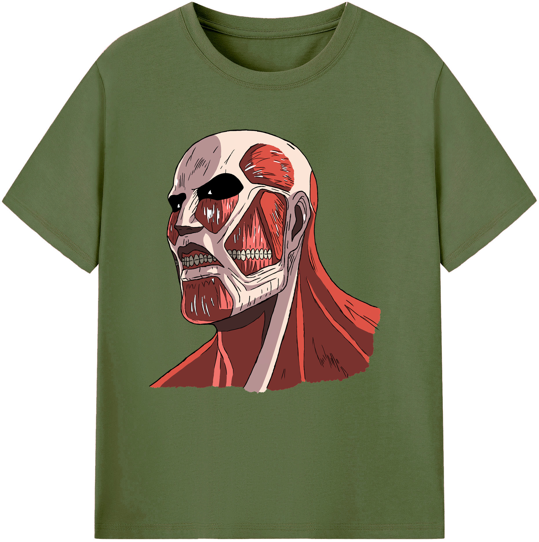 （画像用） 進撃の巨人 Attack on Titan 綿100％半袖Tシャツ（フロントプリント）